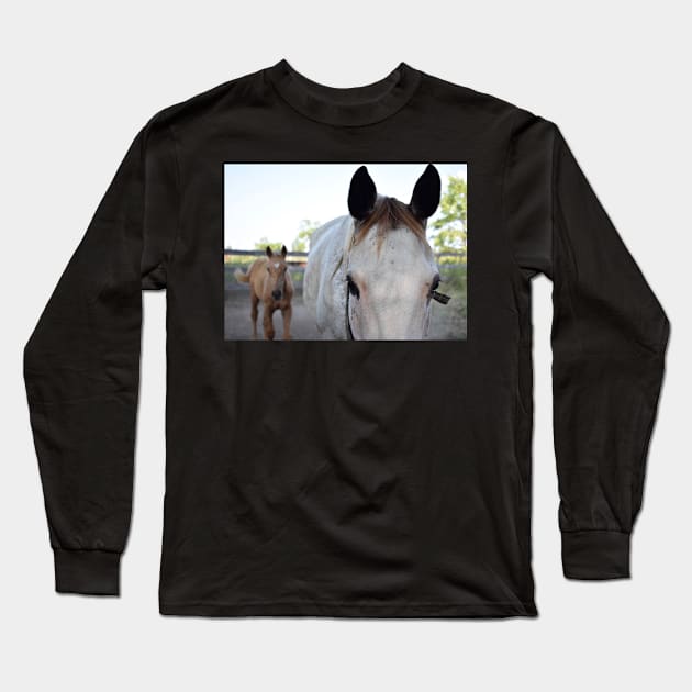 Mother & son Long Sleeve T-Shirt by theartsyeq